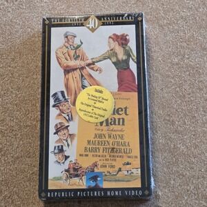 Republic Pictures The Quiet Man VHS 40th Anniversary Edition John Wayne Sealed‎